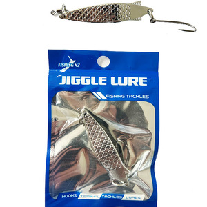 10g Toby spinning lure for Trout silver color with single hooks - JIGGLE LURE FI&hellip;
