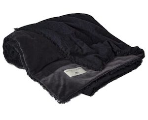 Products: Lava Grey Velvet & Linen Bedspread – Small - Soft furnishings Refined Living