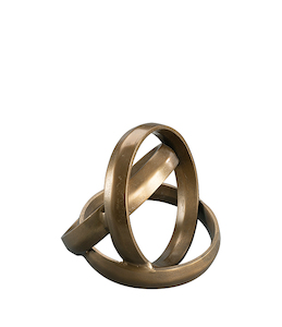 Products: Artwood Trinity Antique Brass Chain Decoration - Decor & Accessories Refined Living