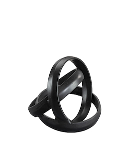 Products: Artwood Trinity Black Chain Decoration - Decor & Accessories Refined Living
