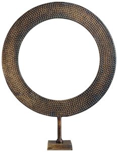 Products: Anello Large Brass Decoration - Decor & Accessories Refined Living
