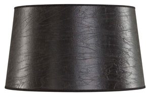 Products: Large Classic Lampshade – Black Leather - Lampshades Refined Living