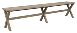 Products: Artwood Cross Outdoor Bench - Outdoor Dining Chairs & Benches Refined Living