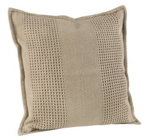 Products: Bernelle Beige Square Cushion - OUTLET Refined Living