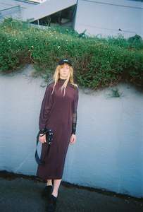 dress: Escargot Dress - Pinot Noir