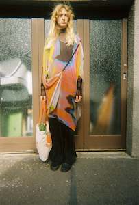 dress: Flounder Dress - Makeup.Wav Print