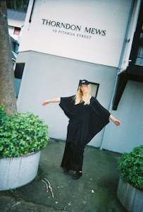 Dresses: Flounder Dress - Black Yoryu