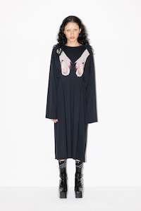 dress: Pneumatic Dress - Priscilla Rose Howe Oyster Tit Print