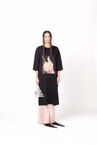 030a Ego Trip: Space & Time Tee Dress - Juicy Print