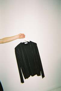 Basics: Drab Tee - Laddered Filament Rib