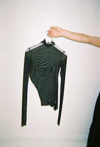 Mr. Wavey Top - Plain Black