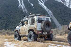 Jimny Accessories: Suzuki Jimny Side Mounted Spare Fuel Tank