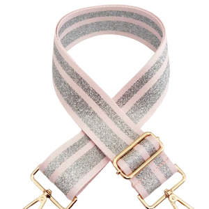 Stars And Stripes Collection: Stripe -  Pink | Silver