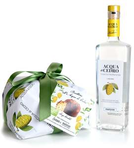GIFT SET PANETTONE 750g + ACQUA DI CEDRO liqueur 350ml