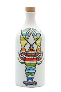 Puglia: CRAYFISH CERAMIC JAR OLIVE OIL