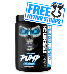 Frontpage: The Curse! Stim-Free Pump + FREE Lifting Straps