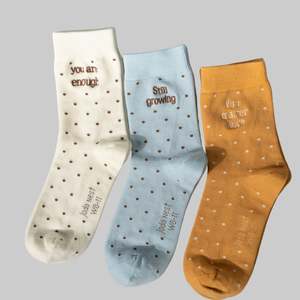 Frontpage: “You are enough” — Affirmation Dots Women’s Socks