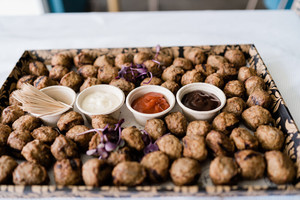 Products: Meatball Platter, with Dipping Sauces