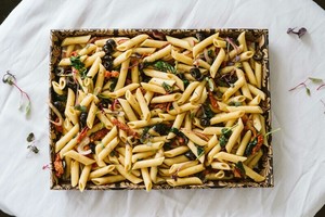 Products: Pasta Salad - Sundried Tomato, Olive, & Honey Mustard