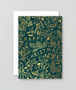 Greeting Cards: Happy Christmas - Charlotte Trounce for Wrap