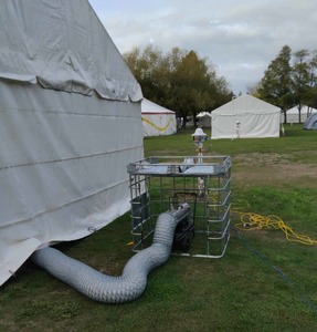 Indirect Diesel Heater (Ducted 20kW) with Flu - Johnson & Couzins Hire