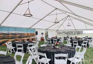 Nine Light Chandelier - Johnson & Couzins Hire