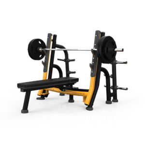 Free Weights Equipment: Magnum Breaker Olympic Flat Bench