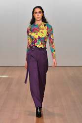 Pants: Neo-Noir Suit Pants | Purple Suiting