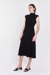 Dresses: Dusk Dress | Black Rib