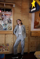 Jackets: Satoshi Jacket | Ivory Check