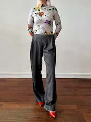 Tops: DD L/S Top | Floral Freeze