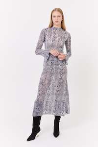 Dune Skirt | Charcoal Snake