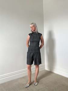 All Clothing: Mermaid Top | Midnight Pleat