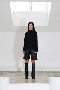 New Arrivals: Daydream Jersey | Black Merino Ponte