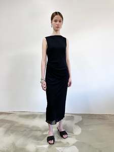 All Clothing: Klein Dress | Black Tissue Mesh