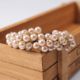 Jojostyle Funky Elastic Pearl Beads Hair Bands – Light Brown – HT010