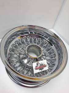 13x5.5 cross lace wire wheels