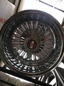Wire Wheels: 13x7 72 straight lace wire wheels