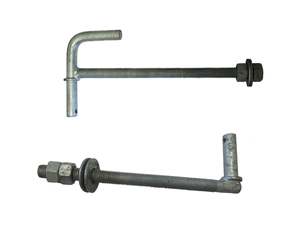 Gates And Gate Hardware: JOLT 350mm Gate Gudgeon Pack – Galvanised