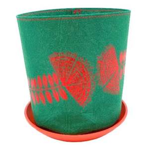 1 Gallon Ecofelt Growbag: red pohutukawa on green nzjlfb21