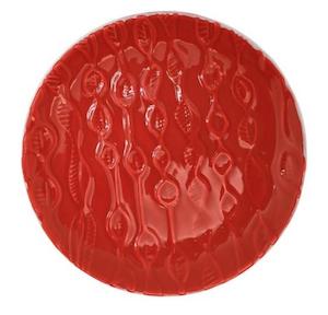 Kowhai Seed Ceramics: kowhai seed: red