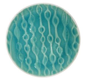 Kowhai Seed Ceramics: kowhai seed: turquoise crackle