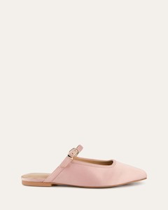 SAMMY DRESS FLATS BLUSH SATIN