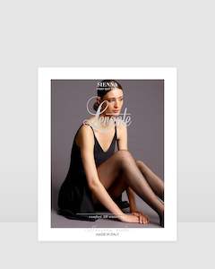 LEVANTE SIENNA SHEER SPOT TIGHTS BLACK