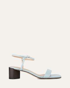 Mid Sandals: HELEN MID SANDALS DUSTY BLUE LEATHER