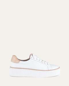 Sneakers: ARIANNA SNEAKERS WHITE RAFFIA