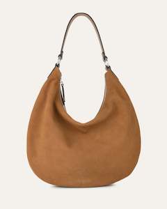 Shoulder Bag: MARGO SHOULDER BAG BISCUIT SUEDE
