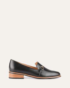 Extended Size Range: ROCKWELL LOAFERS BLACK LEATHER