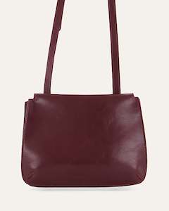 Cross Body Bags: AMBER CROSSBODY BAG MERLOT LEATHER