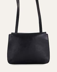 AMBER CROSSBODY BAG BLACK LEATHER